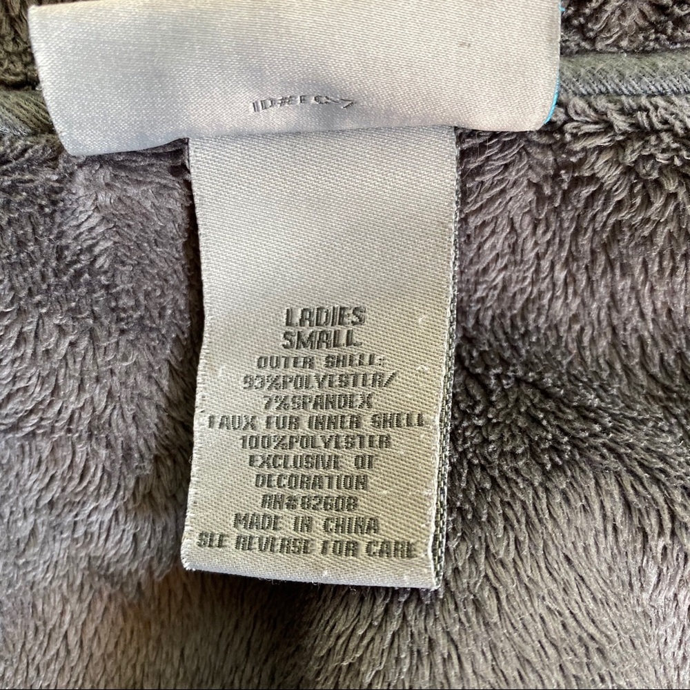 Free Country Women’s Softshell Fleece Lined Hooded Jacket Ivory Gray S - Picture 6 of 8